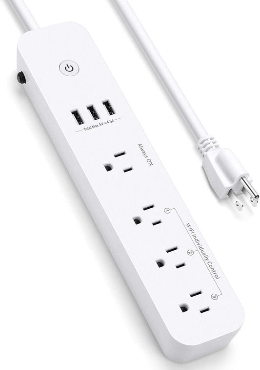 Smart Power Strip with USB Ports